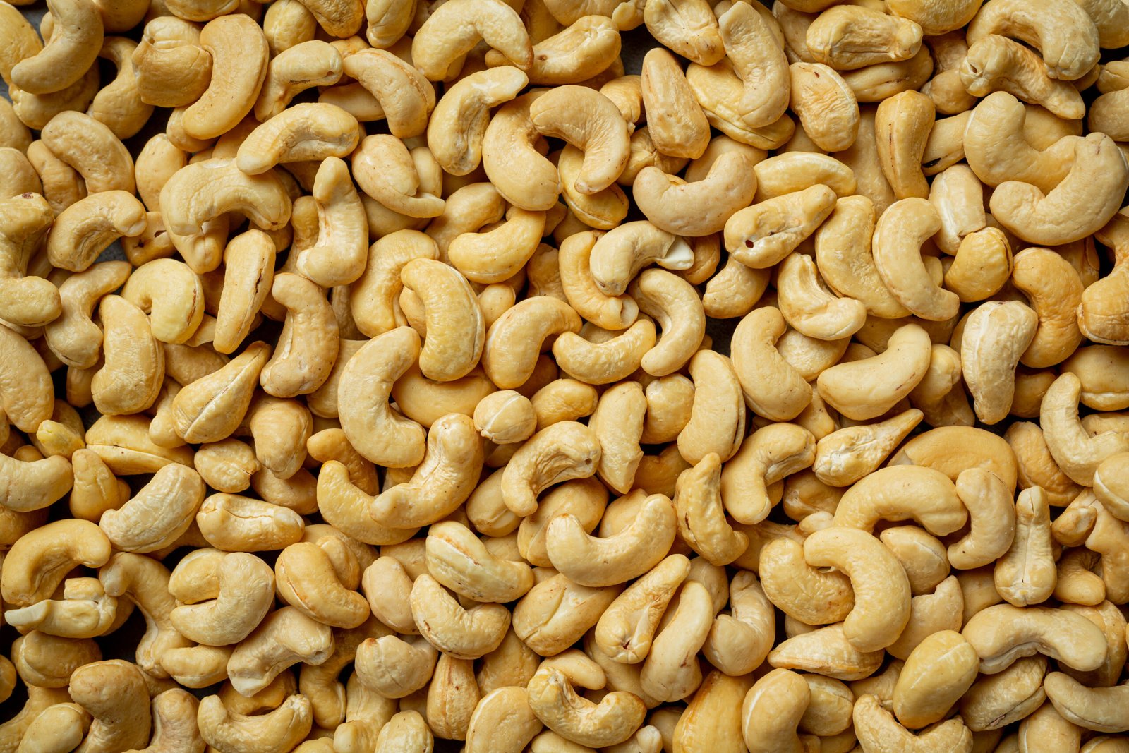 tasty cashew nuts as background